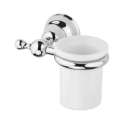 Стакан для зубних щіток Devit Charlestone підвісний білий/хром 8020142