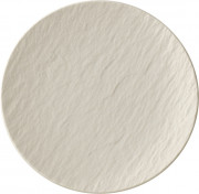 Тарілка кругла Villeroy & Boch The Rock Ø21 см преміум фарфор білий 16-4077-2650