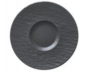 Блюдце Villeroy & Boch The Rock Ø15,5 см преміум фарфор чорний 16-4074-1310