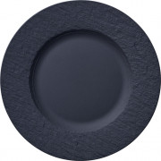 Тарелка круглая Villeroy & Boch The Rock Ø22 см премиум фарфор черный 16-4074-2640