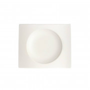 Тарілка-підставка для суповий чаші Villeroy & Boch NewWave 18х15 преміум фарфор білий 10-2525-2528