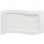 Блюдо прямокутне Villeroy & Boch NewWave 49х30 см преміум фарфор білий 10-2525-2281