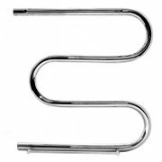 Рушникосушка водяна Navin Змійовик 32 500х500 мм з полицею нержавіюча сталь хром 00-000231-5050