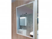 Зеркало в ванную комнату Fancy Marble 60х70 см белая рама 6070MW