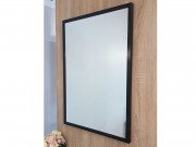 Зеркало в ванную комнату Fancy Marble 70х70 см черная рама 7070MB