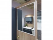 Зеркало в ванную комнату Fancy Marble 80х70 см белая рама 8070MW