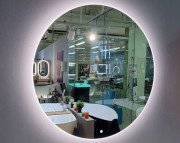 Дзеркало у ванну кімнату Fancy Marble Samedi Ø80 см зі світлодіодним підсвічуванням Samedi 800