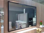 Зеркало в ванную комнату Fancy Marble 80х70 см черная рама 8070MB
