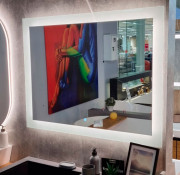 Зеркало в ванную комнату Fancy Marble Simi 135х80 см со светодиодной подсветкой Simi 135