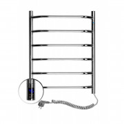 Рушникосушарка електрична Navin Блюз 480х600 права Digital сенсор з таймером нержавіюча сталь хром 10-006033-4860