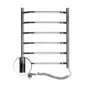 Электрический полотенцесушитель Navin Блюз 480х600 правый Digital сенсор с таймером нержавеющая сталь хром 10-006033-4860