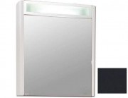 Зеркальный шкаф Fancy Marble Santorini 60х15 см с подсветкой МДФ серый МС-Sant C