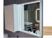 Зеркальный шкаф Fancy Marble Jamaica 124,5х20 см зеркало справа шпон дуба Jamaica RБш