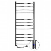 Электрический полотенцесушитель Navin Камелия 480х1200 левый сенсор с таймером нержавеющая сталь хром 10-007133-4812