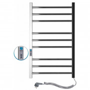 Рушникосушарка електрична Navin Класик Квадро 500х800 Digital права нержавіюча сталь хром 10-016052-5080