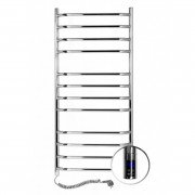 Рушникосушарка електрична Navin Блюз 480х1200 ліва сенсор з таймером нержавіюча сталь хром 10-006133-4812