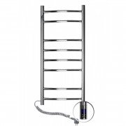 Рушникосушарка електрична Navin Камелія 360х800 ліва сенсор з таймером нержавіюча сталь хром 10-007133-3680