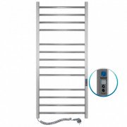 Электрический полотенцесушитель Navin Классик Квадро 500х1200 Digital левый нержавеющая сталь хром 10-016152-5012