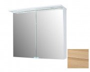 Дзеркальна шафа Fancy Marble 80х27 см шпон дуба ШЗ-10ш