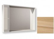 Зеркальный шкаф Fancy Marble 98,4х15,6 см с диодной подсветкой шпон дуба ШЗ-980ш