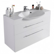 Тумба подвесная Fancy Marble Sumatra-2 80,7х55,8 см с раковиной Carme 800 МДФ белый SUM2-800N