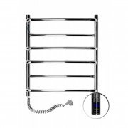 Рушникосушарка електрична Navin Омега 530х600 лівий сенсор з таймером нержавіюча сталь хром 10-015133-5360