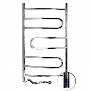 Рушникосушарка електрична Navin Пірует 480х800 лівий поворотний сенсор з таймером нержавіюча сталь хром 10-021133-4880