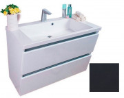 Тумба підвісна Fancy Marble Cyprus 85х50 см із раковиною Peggy 850C МДФ сірий ШН Peggy С