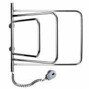 Рушникосушарка електрична Navin Віяло 600х600 ліва поворотна нержавіюча сталь хром 10-026121-6060