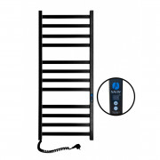 Рушникосушарка електрична Navin Авангард 480х1200 лівий Digital із таймером пофарбована сталь чорний 12-228152-4812