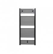 Полотенцесушитель водяной Zehnder Virando для закритин систем опалення чорний матовий AB-120-060-9017