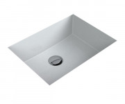 Раковина для ванної Fancy Marble Lester 46,1х34,6 см під стільницю штучний камінь білий 8704101