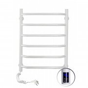 Рушникосушарка електрична Navin Блюз 480х600 ліва сенсор із таймером пофарбована сталь білий 12-006133-4860