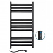 Рушникосушарка електрична Navin Ellipse 500х1000 Digital лівий забарвлена сталь чорний муар 12-245152-5010