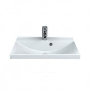 Раковина для ванной Fancy Marble Dora 59,1х34,5 см искусственный камень белый 8306101