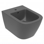 Биде подвесное Volle Solo 36х53,5 см керамика матовый антрацит 13-55-112Grey