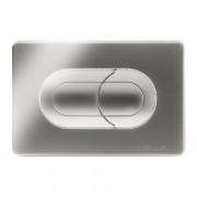 Кнопка змиву для унітазу Volle Ego Neo пластик матовий хром 221132