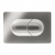 Кнопка змиву для унітазу Volle Ego Neo пластик матовий хром 221132
