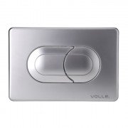 Кнопка змиву для унітазу Volle Ego Neo пластик хром 221131