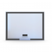 Зеркало в ванную комнату Volle 80х60 см подсветка/подогрев/bluetooth/часы 16-14-800