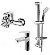 Набір змішувачів для ванни Volle Nemo зі штангою хром 1514112161