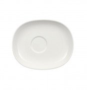 Блюдце Villeroy & Boch Urban Nature 16,5х13,5 см преміум фарфор білий 10-3452-1310