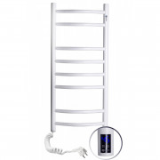 Рушникосушарка електрична Navin Камелія 360х800 лівий сенсор із таймером пофарбована сталь білий 12-007133-3680