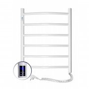 Электрический полотенцесушитель Navin Камелия 480х600 правый сенсор с таймером окрашенная сталь белый 12-007033-4860