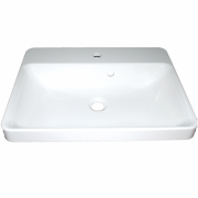 Раковина для ванної Fancy Marble Greta 54,6 х42, 8 см штучний камінь білий матовий 4706103