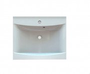 Раковина для ванной Fancy Marble Lucia 60х48 см искусственный камень белый матовый 1306103