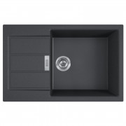 Мийка для кухні Franke Sirius 2.0 S2D 611-78 XL 78х50 см Tectonite чорний 143.0621.335