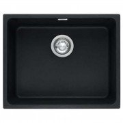 Мойка для кухни Franke Kubus KBG 110-50 54х44 см под столешницу Fragranite черный матовый 125.0631.517