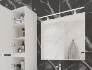 Зеркало в ванную комнату Radaway Elegant c LED подсветкой 60x80 см белый D2103-6080