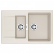 Мийка для кухні Franke Sirius S2D 651-78 78х50 см Tectonite маскарпоне 143.0632.389